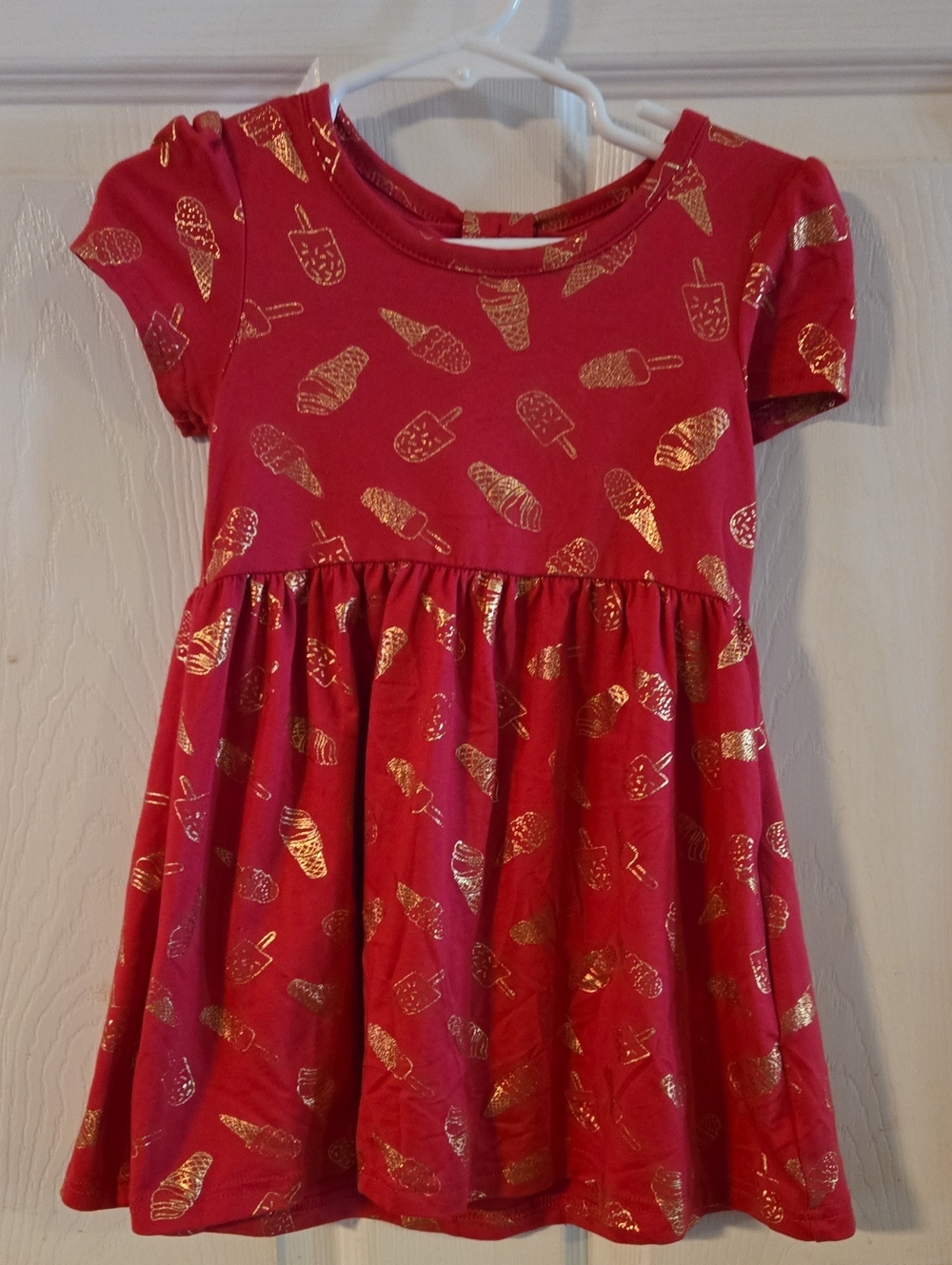 Flip Flop Ice Cream Print Dress